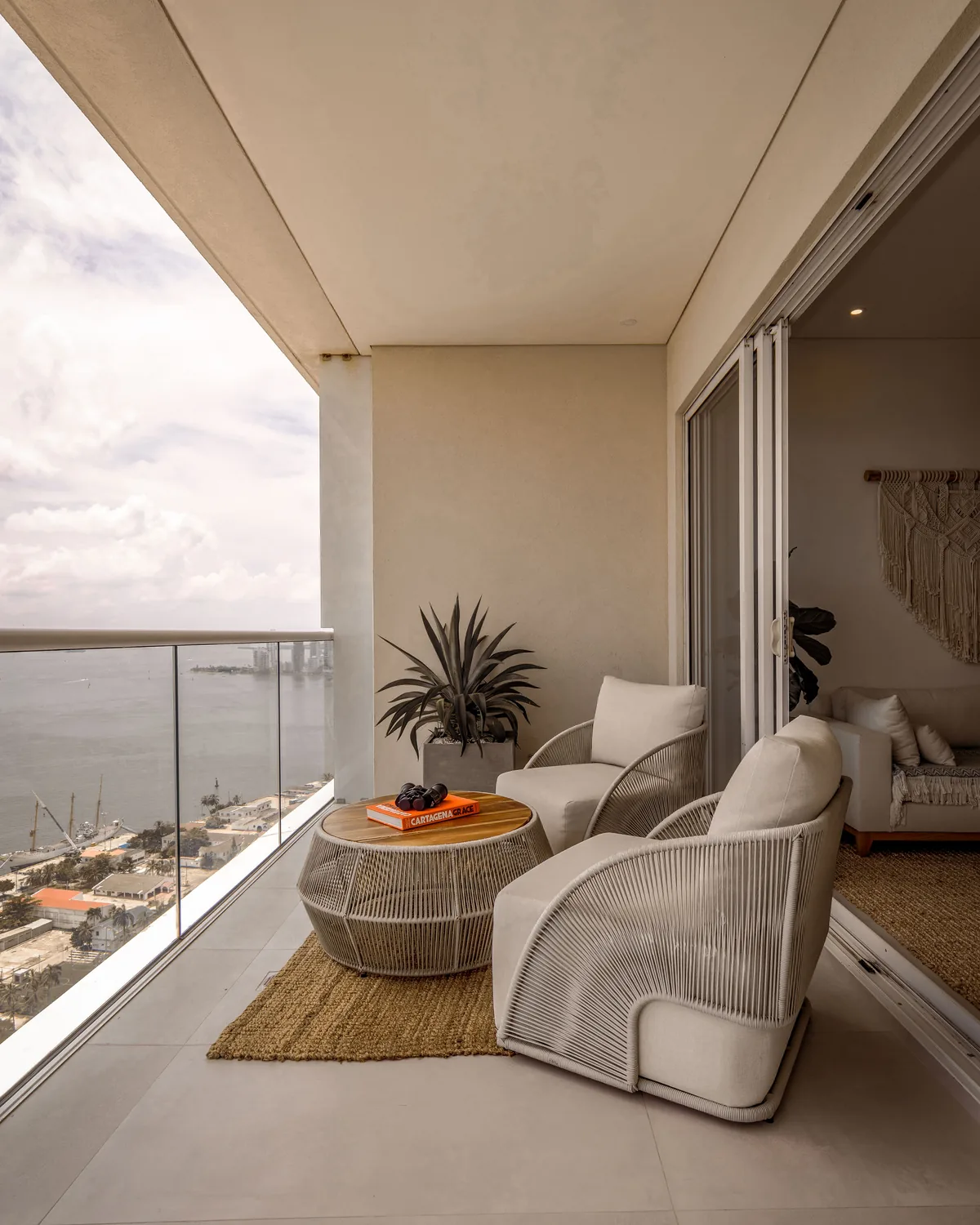 Coastal balcony overlooking the Emerald Coast